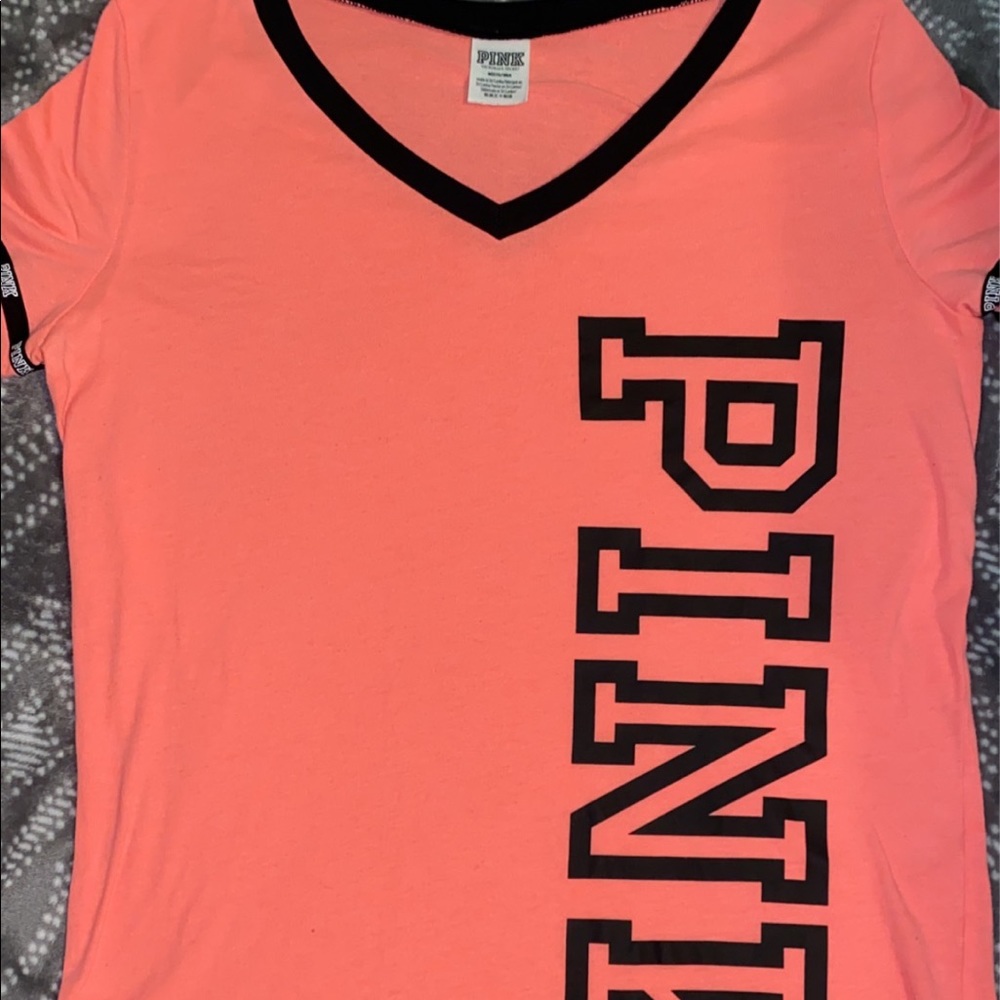Pink V-neck